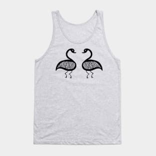 Geometric swans - timeless abstraction Tank Top